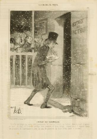 L'acteur des Funambules (The Actor of the Funambules), plate 20 from the series Bohémiens de Paris