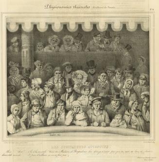 Les Spectateurs attentifs (The Attentive Audience), from Physionomies théâtrales