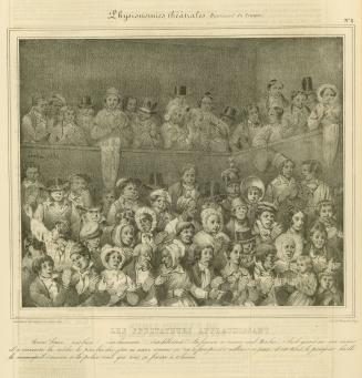 Les Spectateurs Applaudissant, Physionomies théâtrales