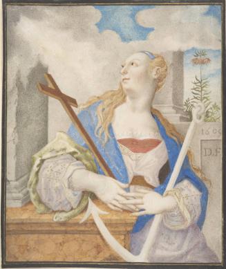 Allegorical Figure Representing Faith and Hope