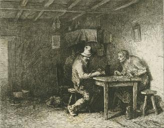 Card Players, Interior