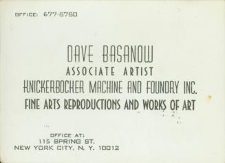 Business Card: Dave Basanow
