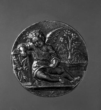 Plaquette of Sleeping Cupid