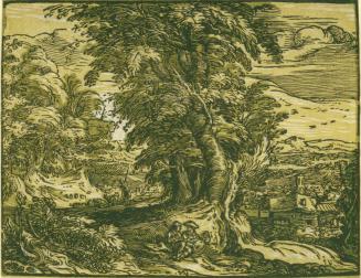 Landscape with Trees and a Shepherd Couple