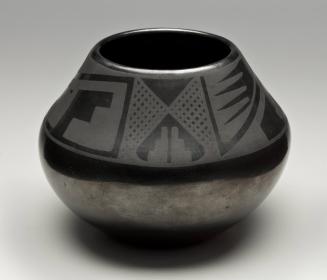 Jar with Bird Wing and Kiva Step Designs