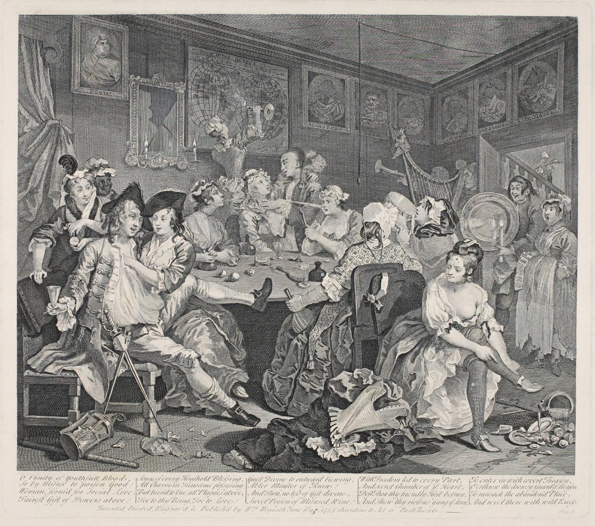 The Rake's Progress, Plate 3