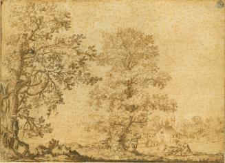 Landscape with Tall Trees