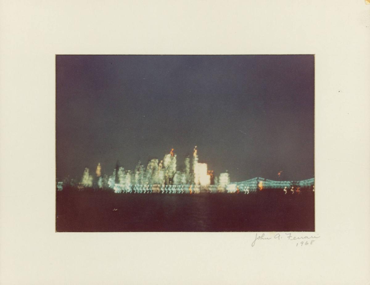 New York City at Night by John A. Ferrari